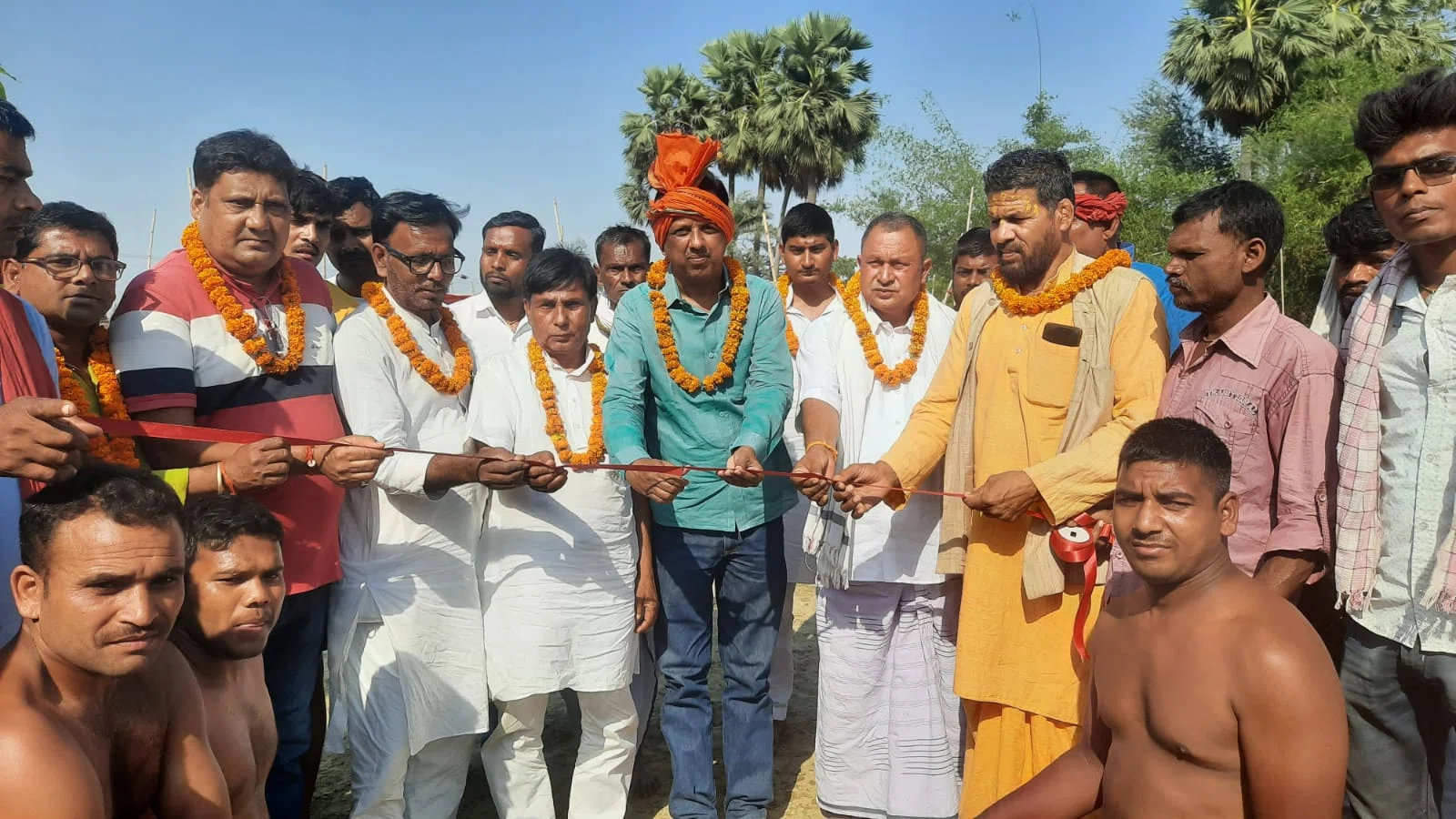 चैती दुर्गा मेला का राजद के जिलाध्यक्ष ने किया उद्घाटन,कहा-इस तरह का आयोजन देता है भाईचारे का संदेश