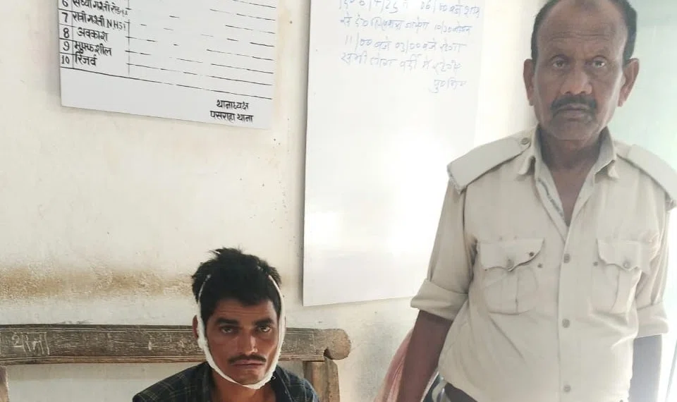 देशी कट्टा व कारतूस के साथ एक अभियुक्त गिरफ्तार,एसआई अकरम खाँ ने दबोचा
