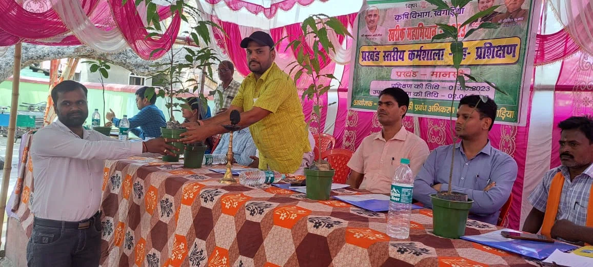 उन्नत खेती और उन्नत पैदावार के लिए प्रशिक्षण अति आवश्यक:पप्पू सुमन