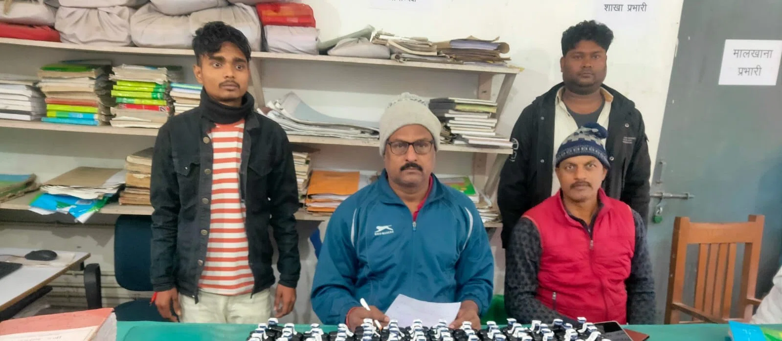 नए साल के मौके पर शराब खपाने की योजना रह गयी अधूरी,विदेशी शराब के साथ दो तस्कर धराया