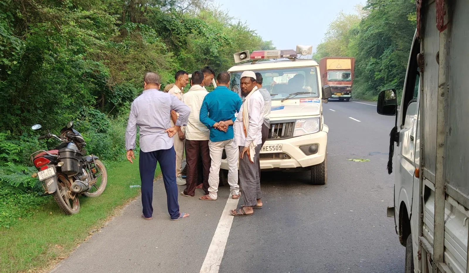 अनियंत्रित ट्रक ने युवक को बुरी तरह रौंदा,दर्दनाक मौत से पसरा मातम