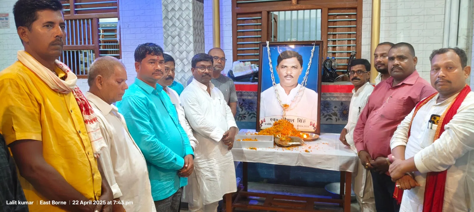 गोलियों के शिकार हुए कौशल सिंह को दी गयी श्रद्धांजलि,जदयू जिला अध्यक्ष बबलू मंडल ने बताया समाज का सच्चा हितैषी