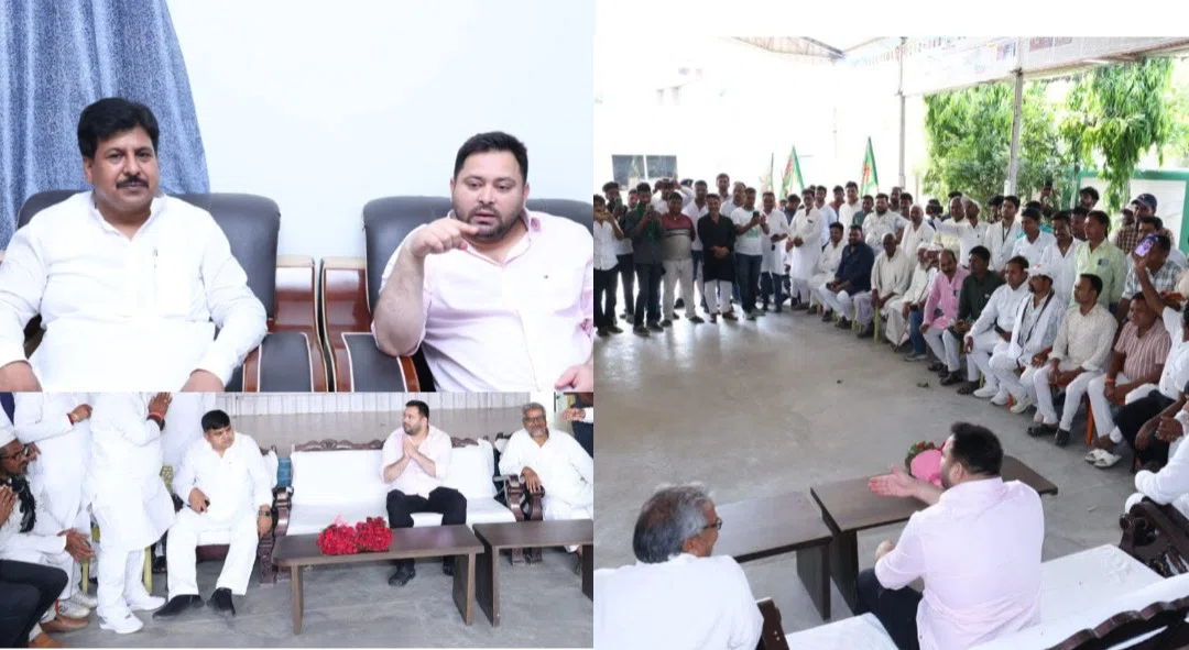 मुख्यमंत्री अचेतावस्था में,बिहार अपराधियों के हवाले:तेजस्वी यादव...मनोहर यादव ने खगड़िया में किया भव्य स्वागत