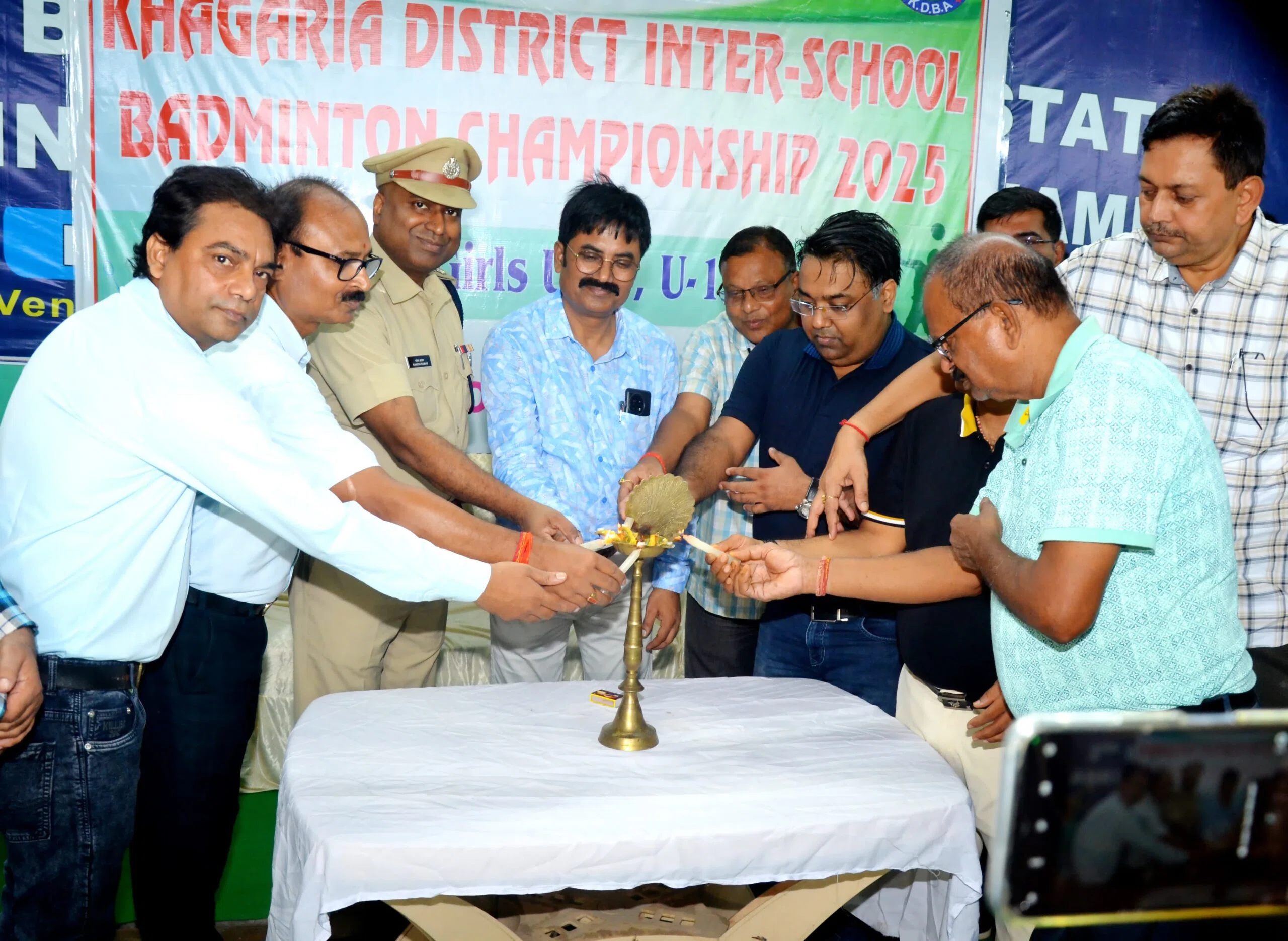 खगड़िया में इंटर स्कूल बैडमिंटन चैंपियनशिप का आगाज़, एसपी राकेश कुमार ने किया उद्घाटन