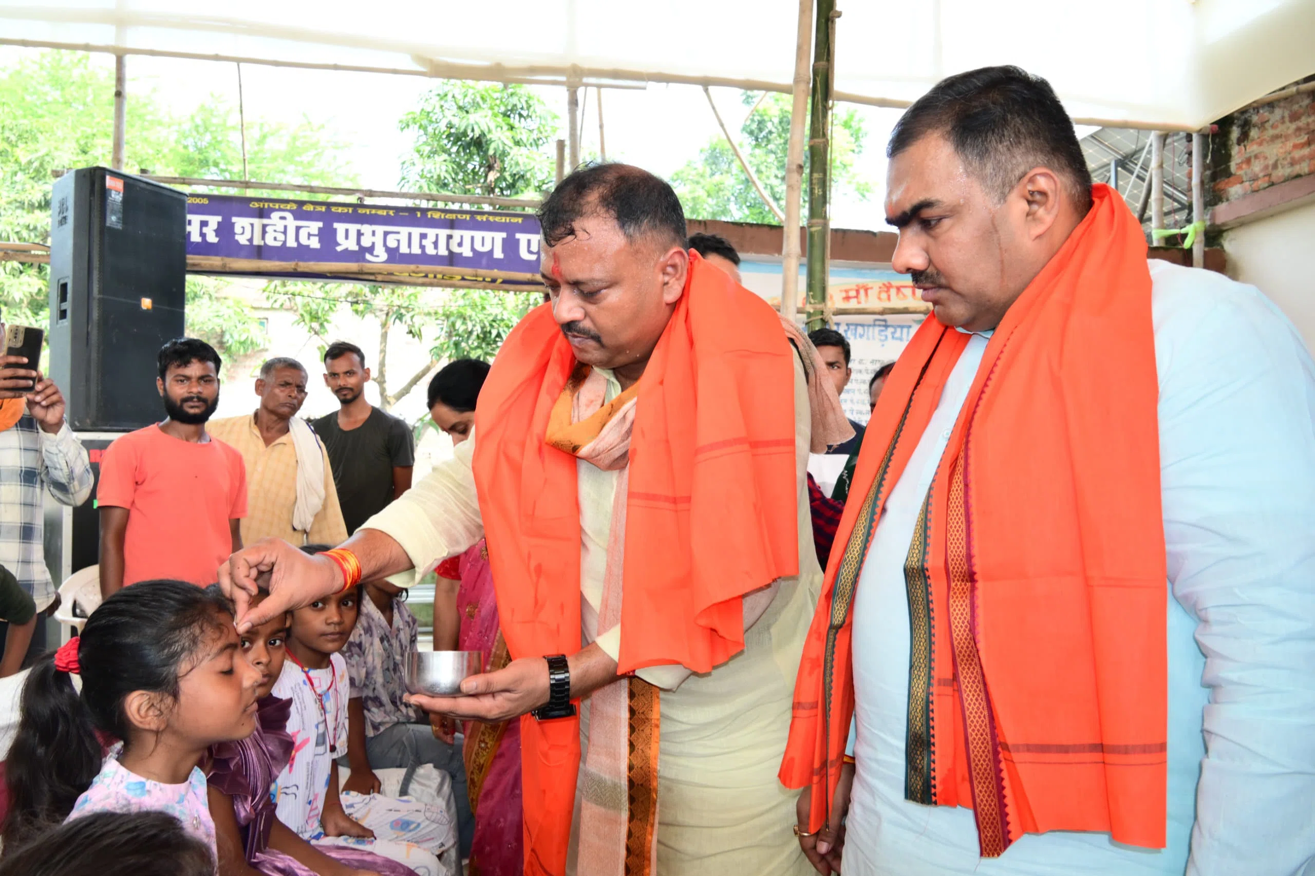 मारड़ में गूंजा अखंड कन्या पूजन का दिव्य जयकारा, संजय खंडेलिया बोले:कन्या पूजन ही है सनातन परंपरा की आत्मा