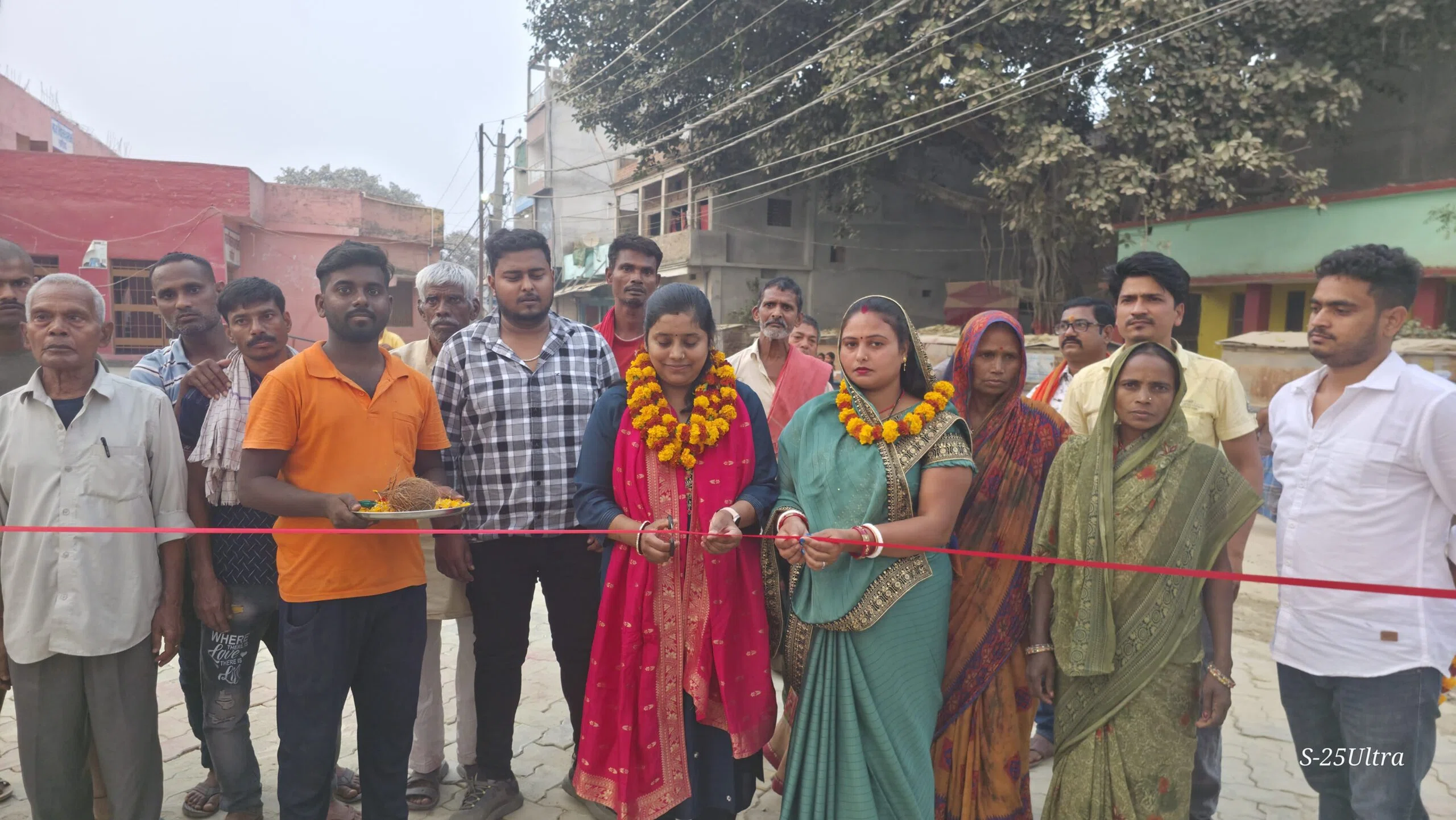 दाननगर माँ दुर्गा मंदिर परिसर के विकास की शुरुआत, 7 लाख की लागत से फेवर ब्लॉक निर्माण कार्य का शुभारंभ