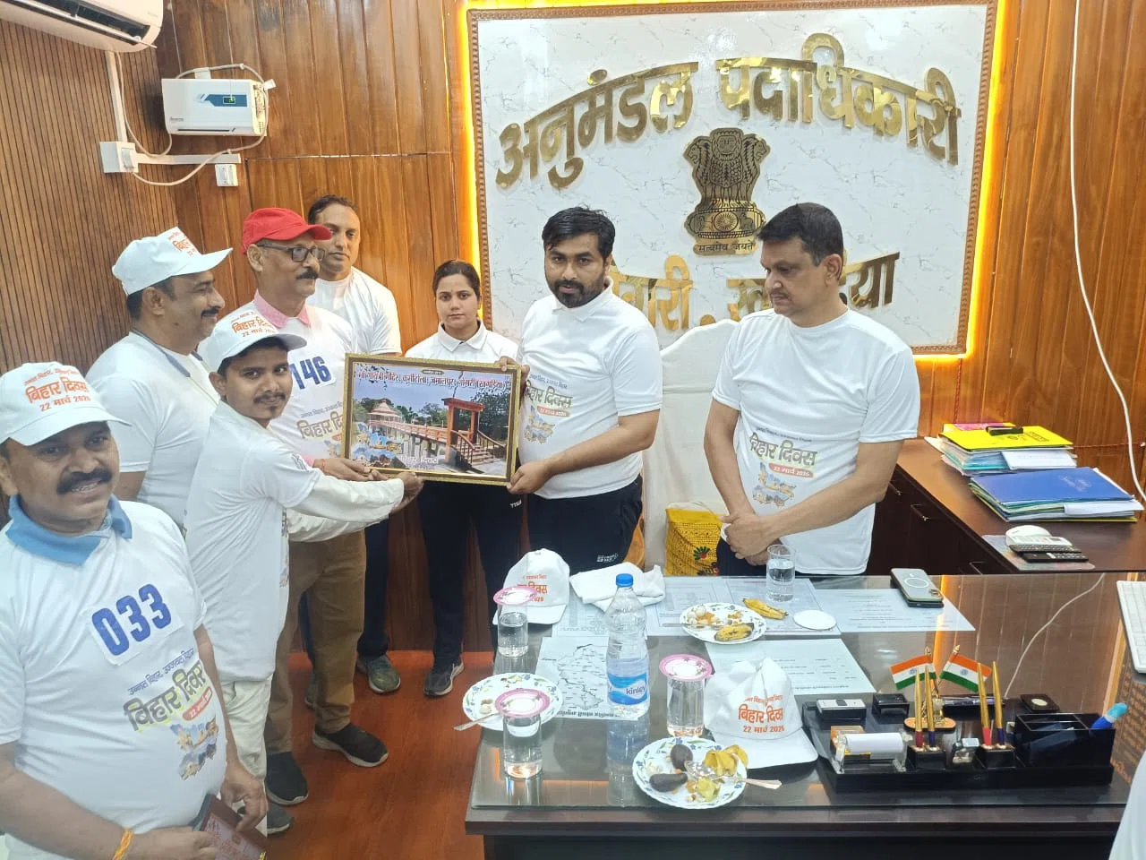 बिहार दिवस के मौके पर खगड़िया में भव्य मैराथन: गोगरी की सड़कों पर दिखा उत्साह और फिटनेस का जोश