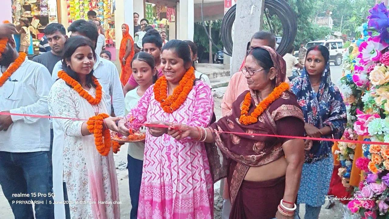 विश्व पर्यावरण दिवस पर खगड़िया को मिली विकास की ऐतिहासिक सौगात, नगर सभापति अर्चना कुमारी ने 61 लाख से अधिक की योजनाओं का किया लोकार्पण, जल संरक्षण से लेकर जलनिकासी तक मजबूत होगी व्