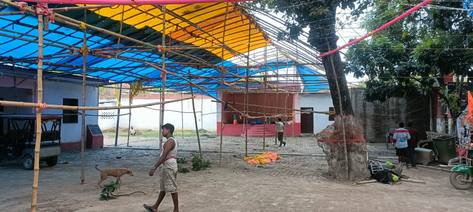 खगड़िया के बलुआही ठाकुरबाड़ी में सज गया अखाड़ा,24 से 28 अगस्त तक भक्ति और दंगल का संगम:रणवीर